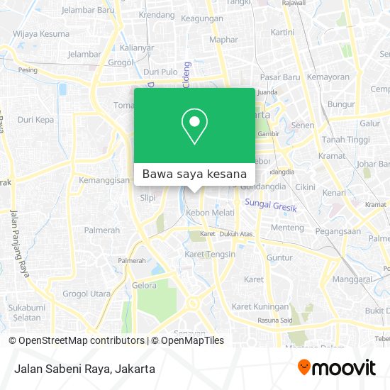 Peta Jalan Sabeni Raya