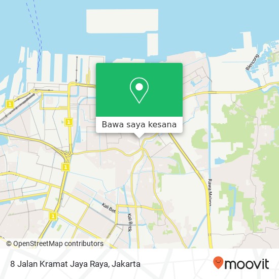 Peta 8 Jalan Kramat Jaya Raya