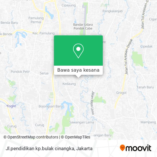 Peta Jl.pendidikan kp.bulak cinangka