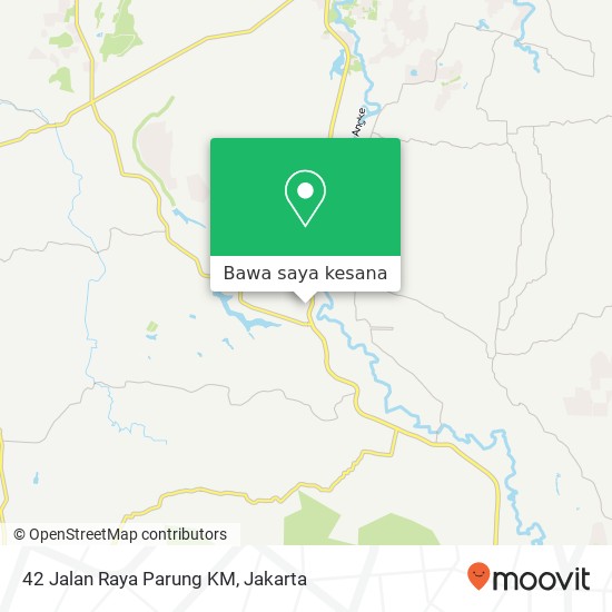 Peta 42 Jalan Raya Parung KM