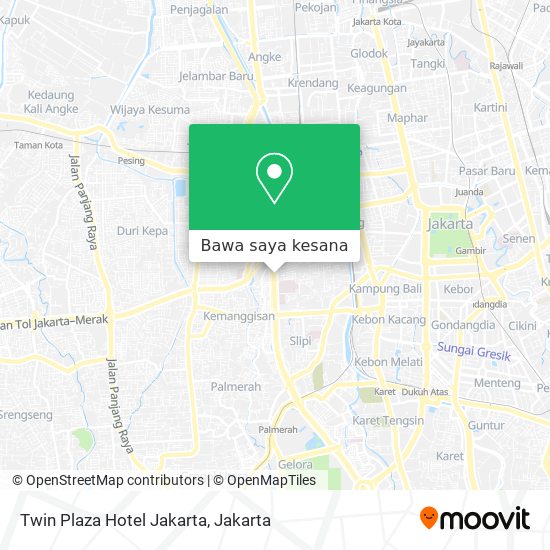 Peta Twin Plaza Hotel Jakarta