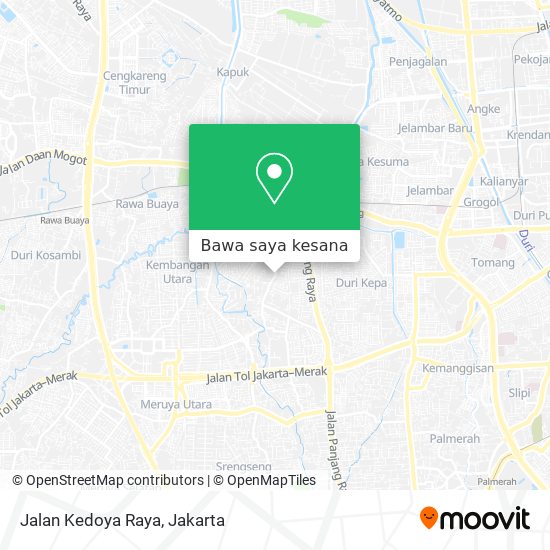 Peta Jalan Kedoya Raya