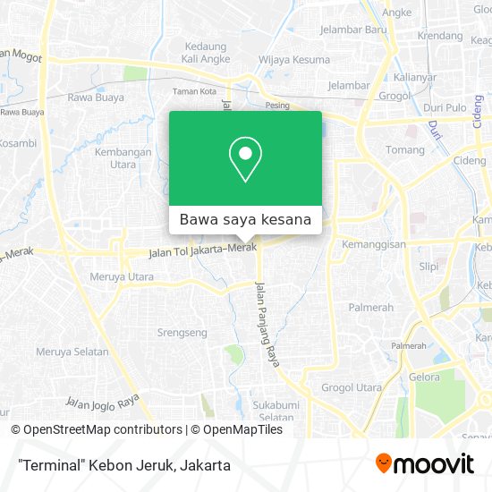 Peta "Terminal"  Kebon Jeruk