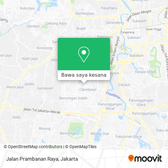 Peta Jalan Prambanan Raya