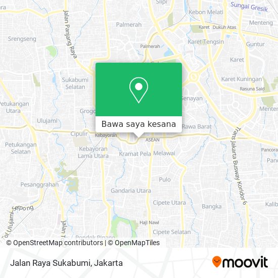 Peta Jalan Raya Sukabumi