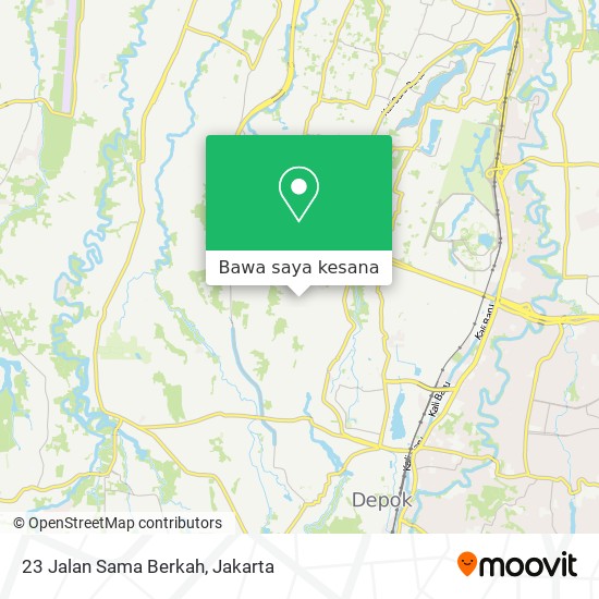 Peta 23 Jalan Sama Berkah