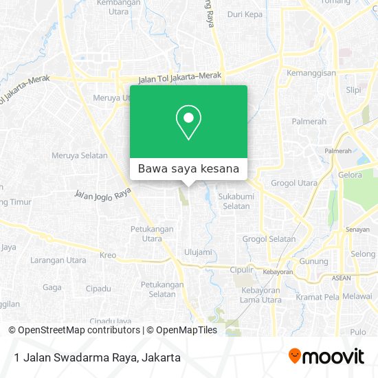 Peta 1 Jalan Swadarma Raya