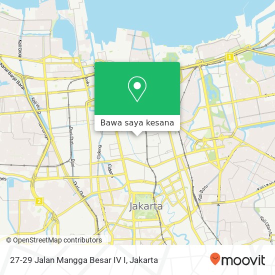 Peta 27-29 Jalan Mangga Besar IV I