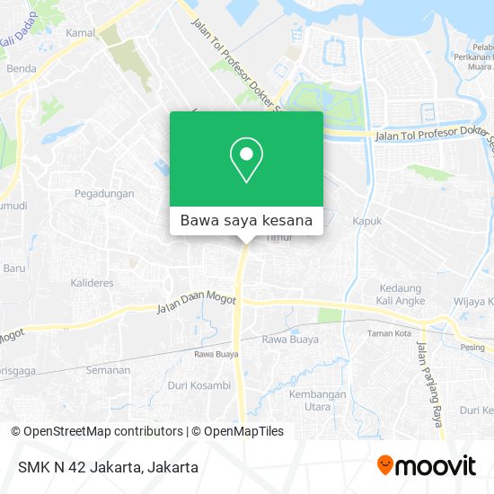 Peta SMK N 42 Jakarta
