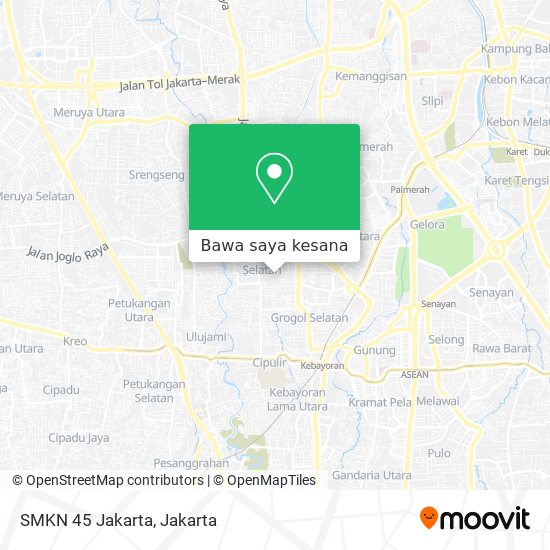 Peta SMKN 45 Jakarta