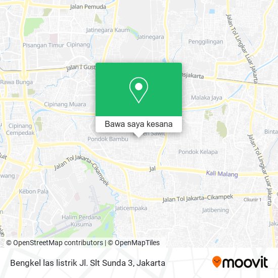 Peta Bengkel las listrik Jl. Slt Sunda 3