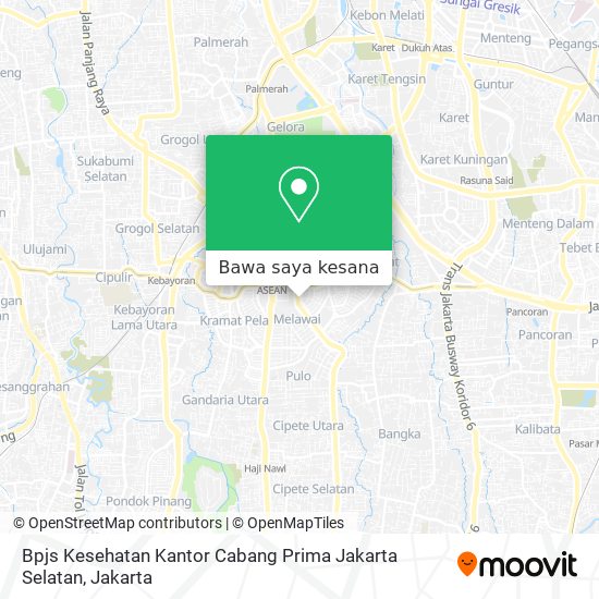 Peta Bpjs Kesehatan Kantor Cabang Prima Jakarta Selatan