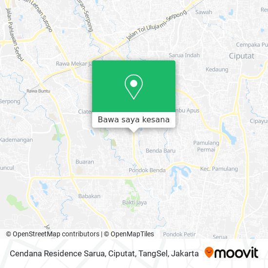 Peta Cendana Residence
Sarua, Ciputat, TangSel