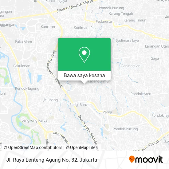 Peta Jl. Raya Lenteng Agung No. 32
