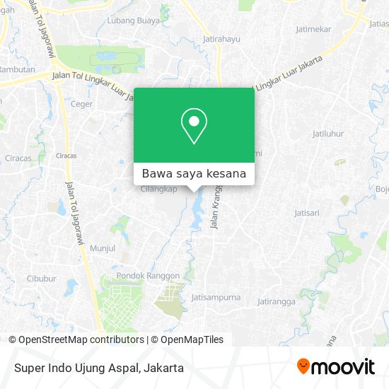 Peta Super Indo Ujung Aspal