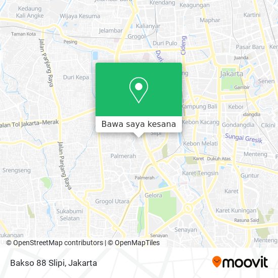 Peta Bakso 88 Slipi