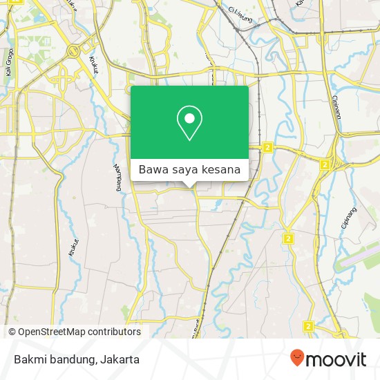 Peta Bakmi bandung