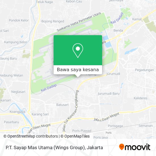 Peta P.T. Sayap Mas Utama (Wings Group)