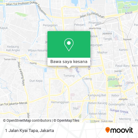 Peta 1 Jalan Kyai Tapa