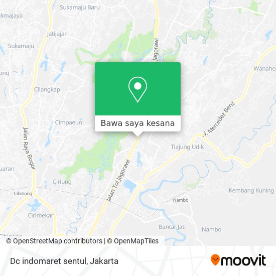 Peta Dc indomaret sentul