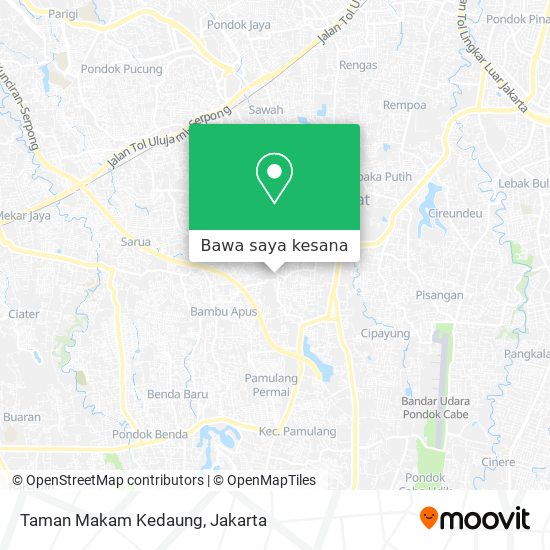 Peta Taman Makam Kedaung