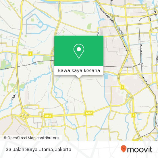 Peta 33 Jalan Surya Utama