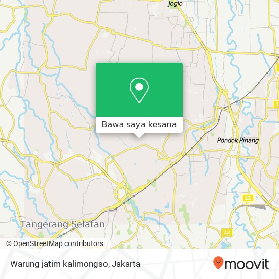 Peta Warung jatim kalimongso