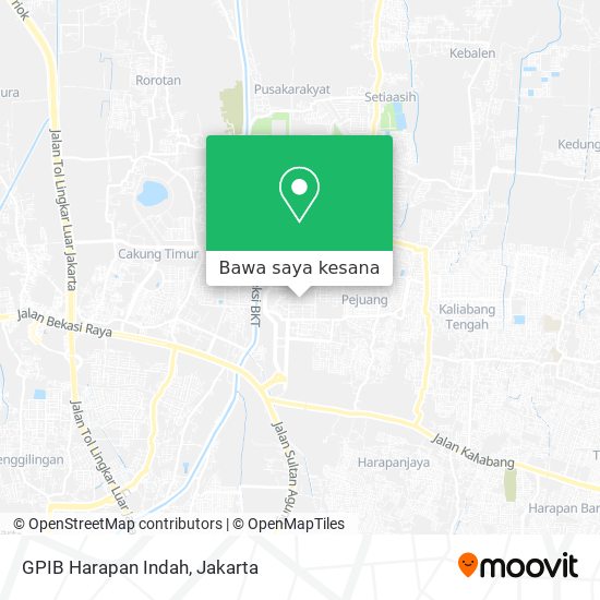 Peta GPIB Harapan Indah