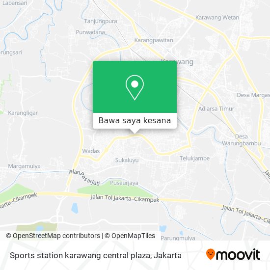 Peta Sports station karawang central plaza