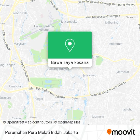 Peta Perumahan Pura Melati Indah