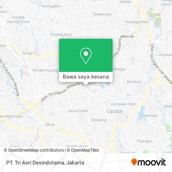 Peta PT. Tri Asri Desindotama