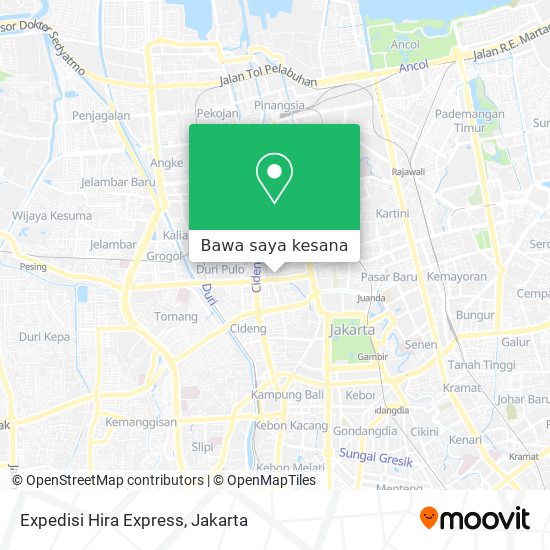 Peta Expedisi Hira Express