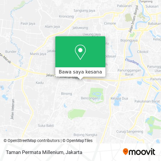 Peta Taman Permata Millenium