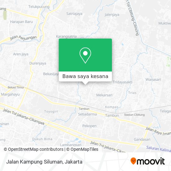 Peta Jalan Kampung Siluman