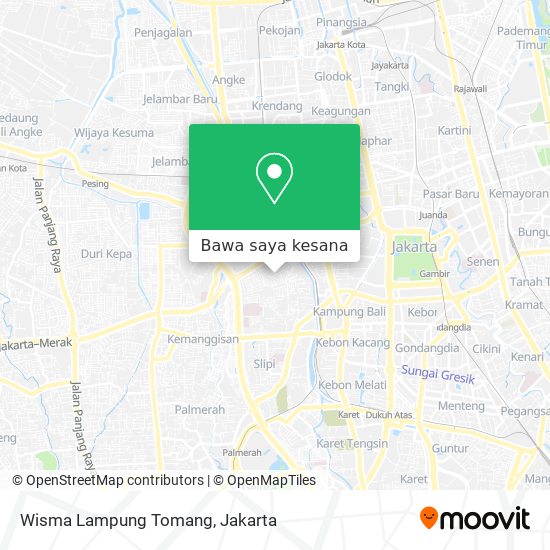 Peta Wisma Lampung Tomang