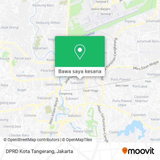 Peta DPRD Kota Tangerang
