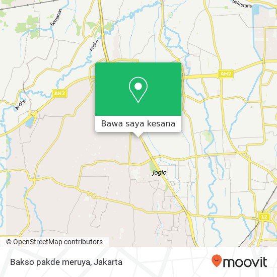 Peta Bakso pakde meruya