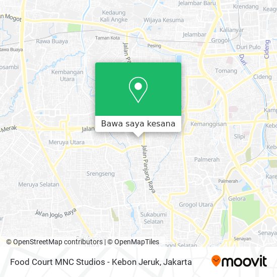 Peta Food Court MNC Studios - Kebon Jeruk