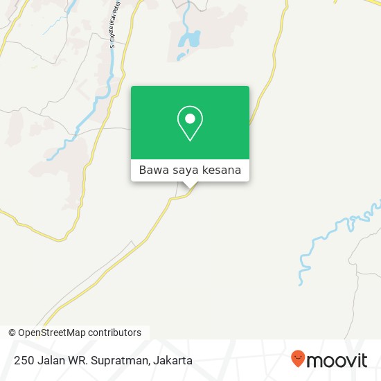 Peta 250 Jalan WR. Supratman