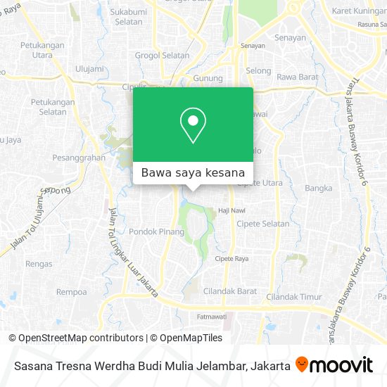 Peta Sasana Tresna Werdha Budi Mulia Jelambar