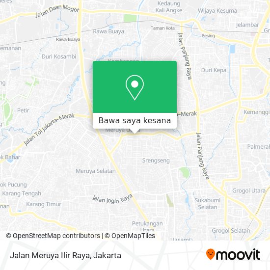 Peta Jalan Meruya Ilir Raya
