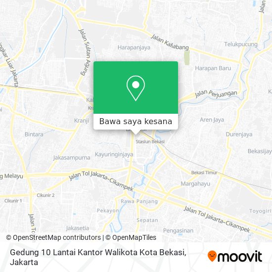 Peta Gedung 10 Lantai Kantor Walikota Kota Bekasi