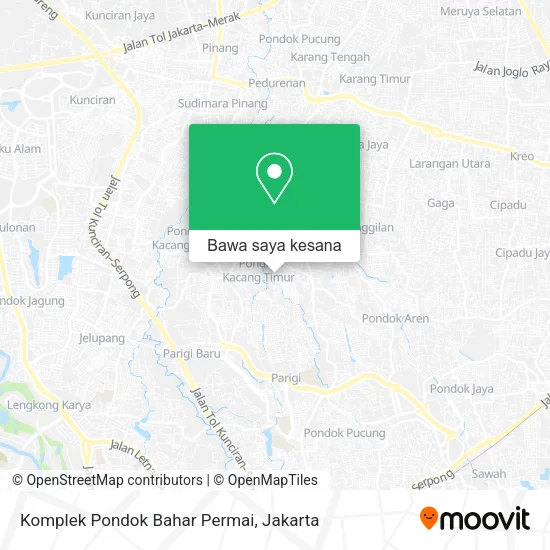 Peta Komplek Pondok Bahar Permai