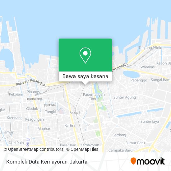 Peta Komplek Duta Kemayoran