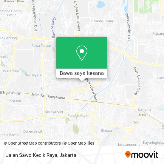 Peta Jalan Sawo Kecik Raya