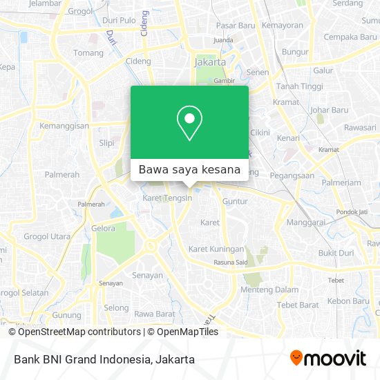 Peta Bank BNI Grand Indonesia