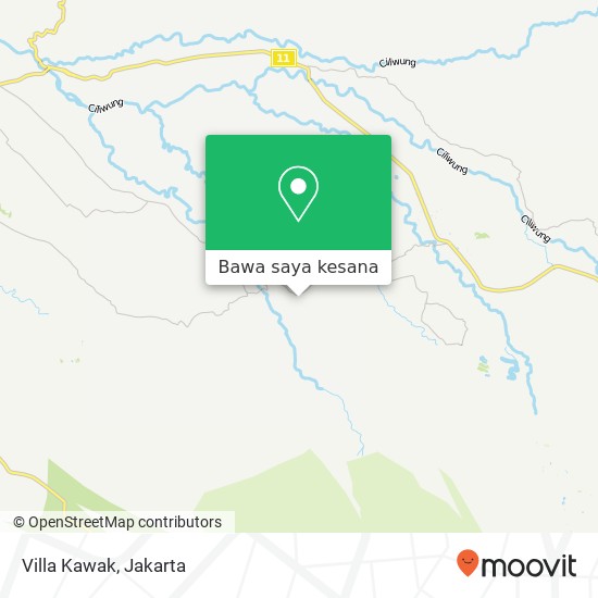 Peta Villa Kawak
