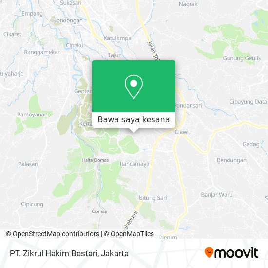 Peta PT. Zikrul Hakim Bestari