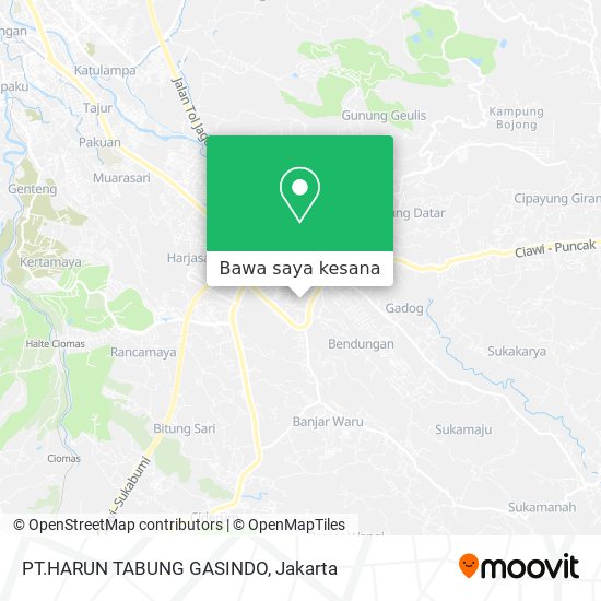 Peta PT.HARUN TABUNG GASINDO