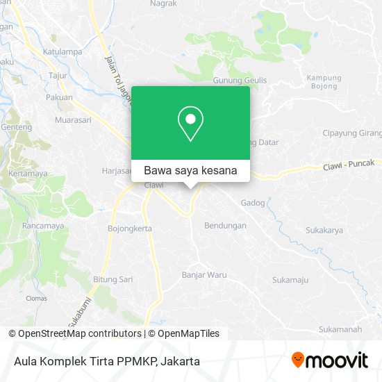 Peta Aula Komplek Tirta PPMKP